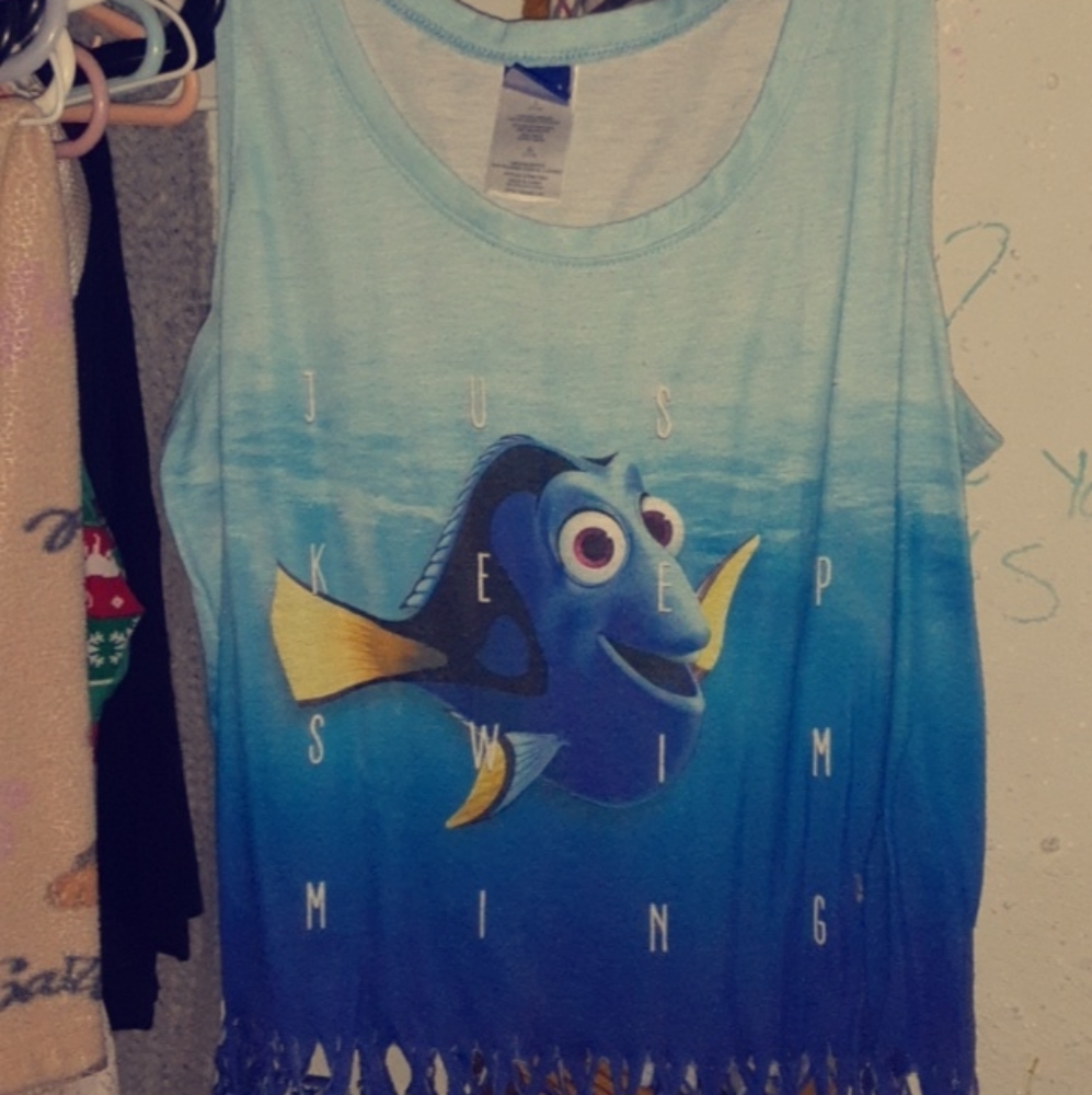 'Just keep swimming' tee